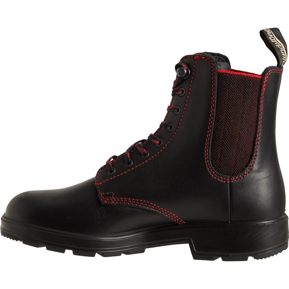 NEW Blundstone 2325 Originals Women Boots Sz 7.5 Lace-Up Leather Women Black Red - Picture 5 of 6